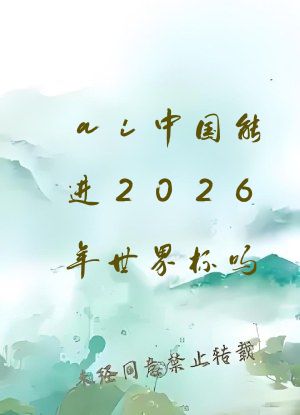 ai中国能进2026年世界杯吗