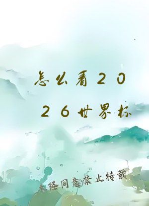 怎么看2026世界杯