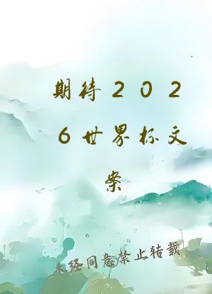 期待2026世界杯文案